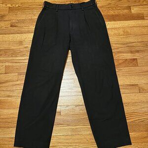 Uniqlo Black Pleated Wide Pants (from Japan)